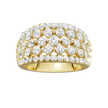 Multi Row Diamond Ring