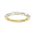 SINGLE SHARED-PRONG WEDDING BAND
