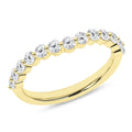 Single Shared-Prong Matching Wedding Band (Round)