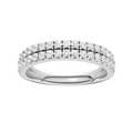 Pave Diamond Wedding Band