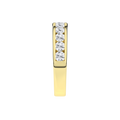 Channel Set Wedding Band (Round)