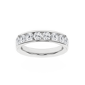 Channel Set Wedding Band (Round)