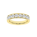 Channel Set Wedding Band (Round)