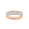 Channel Set Wedding Band (Round)