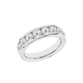 Channel Set Wedding Band (Round)