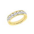 Channel Set Wedding Band (Round)