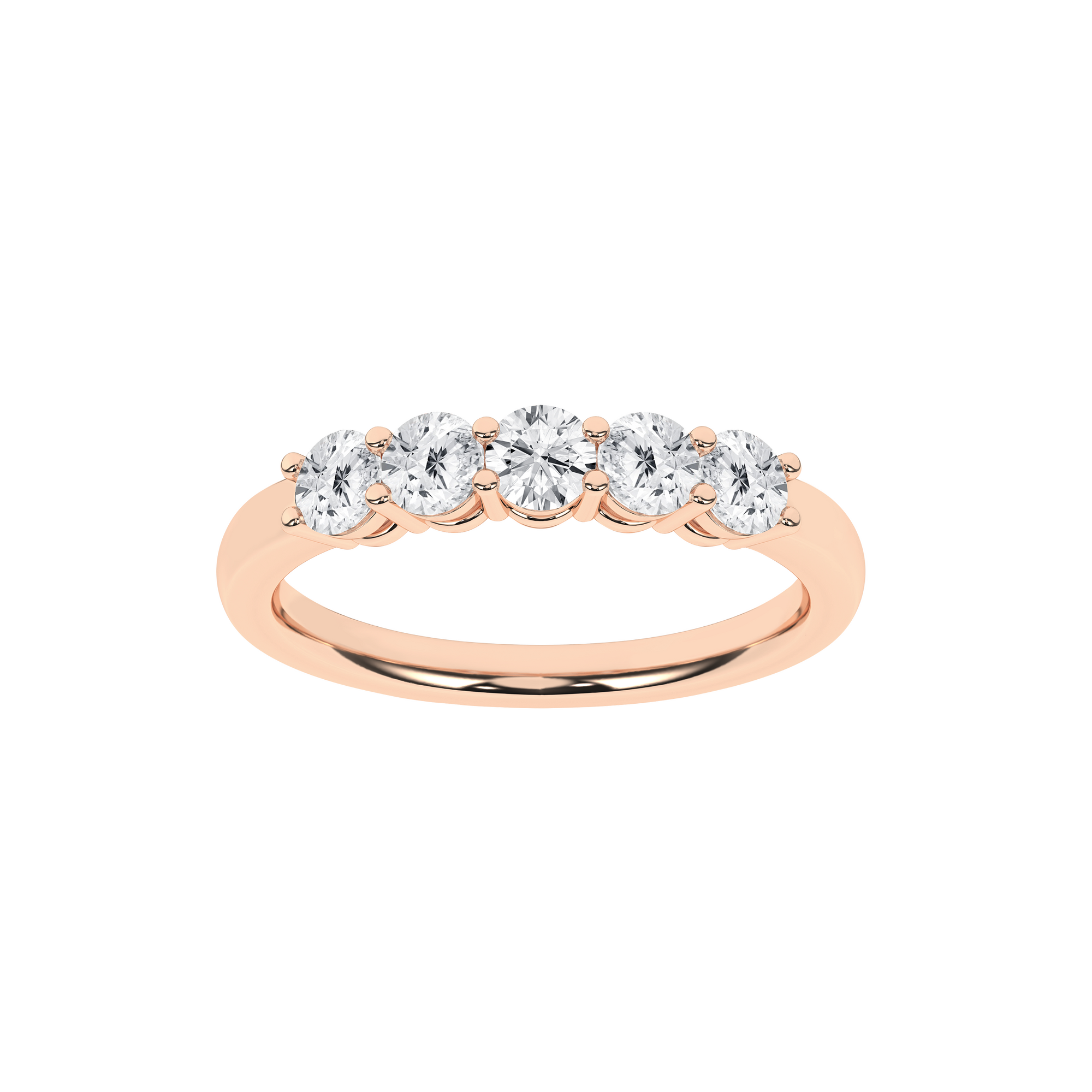 5-Stone Band (Round)