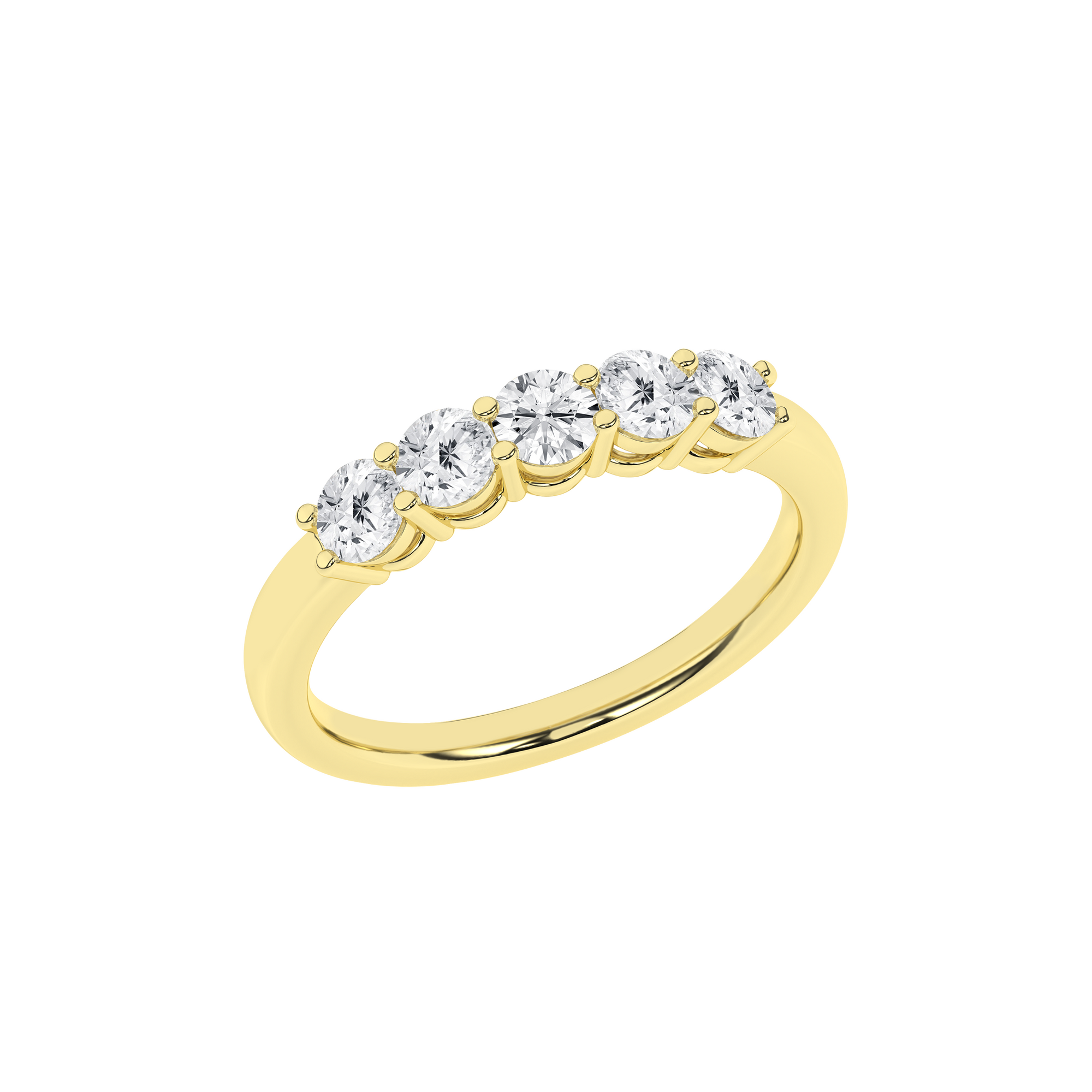 5-Stone Band (Round)