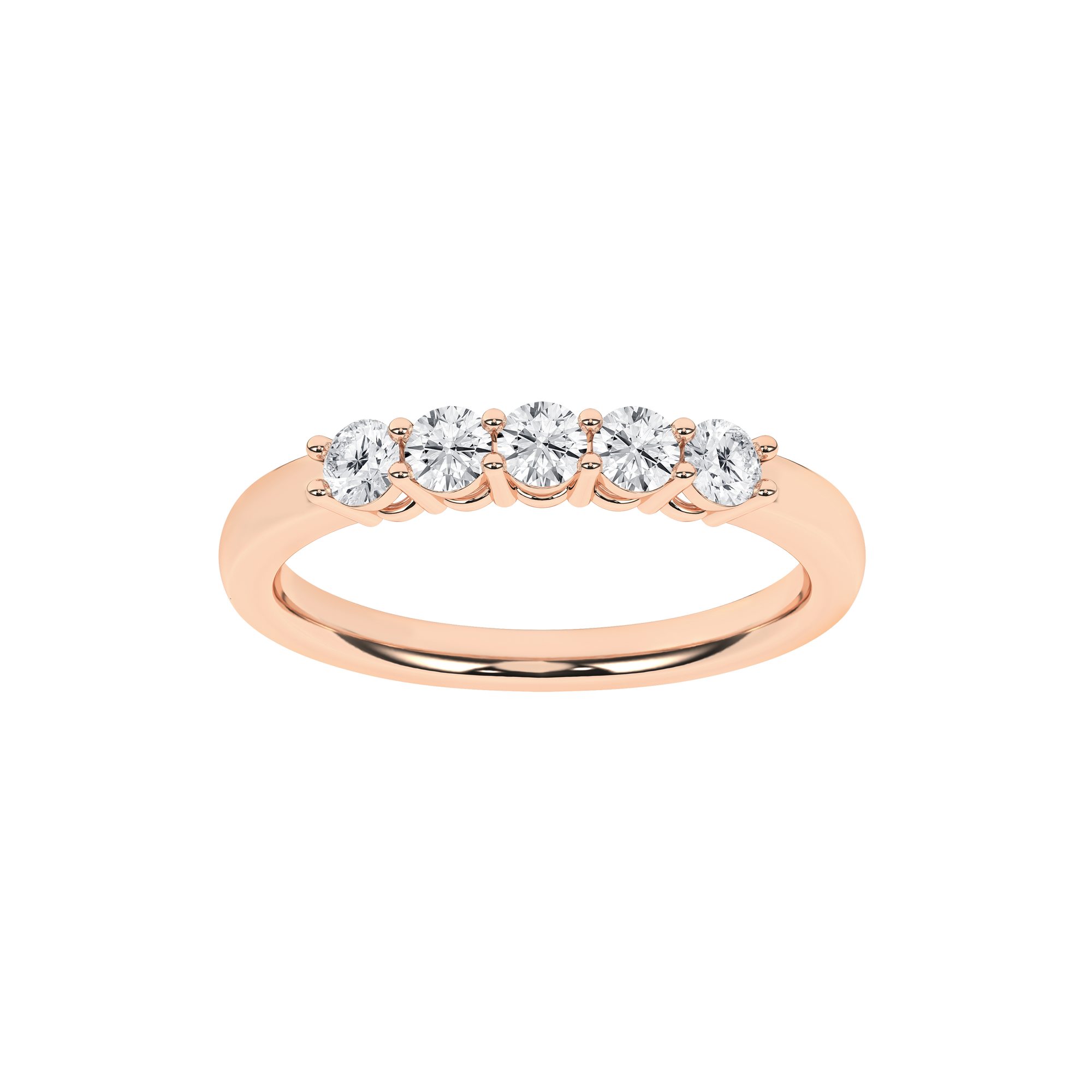 5-Stone Band (Round)