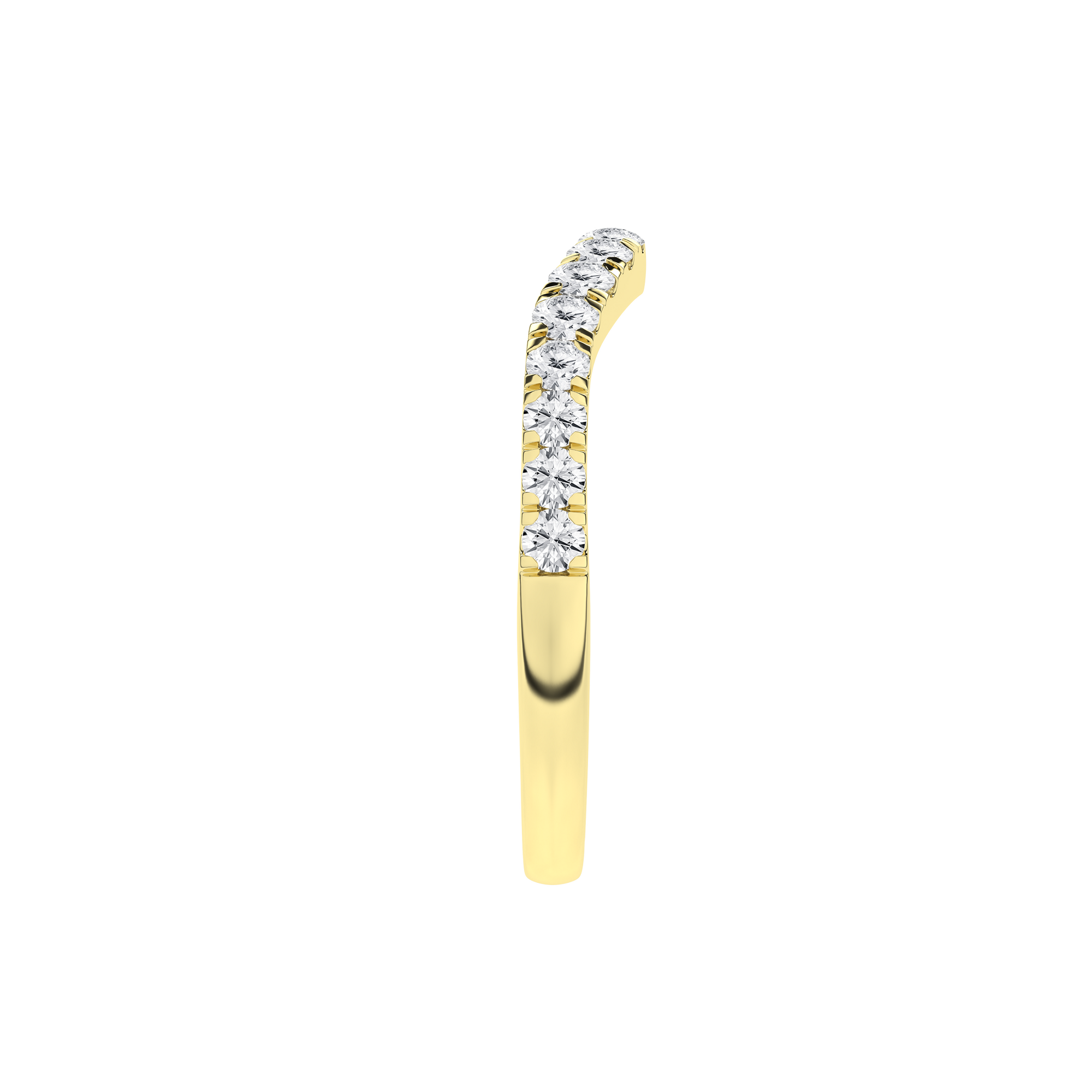 Contour Wedding Band (Round)