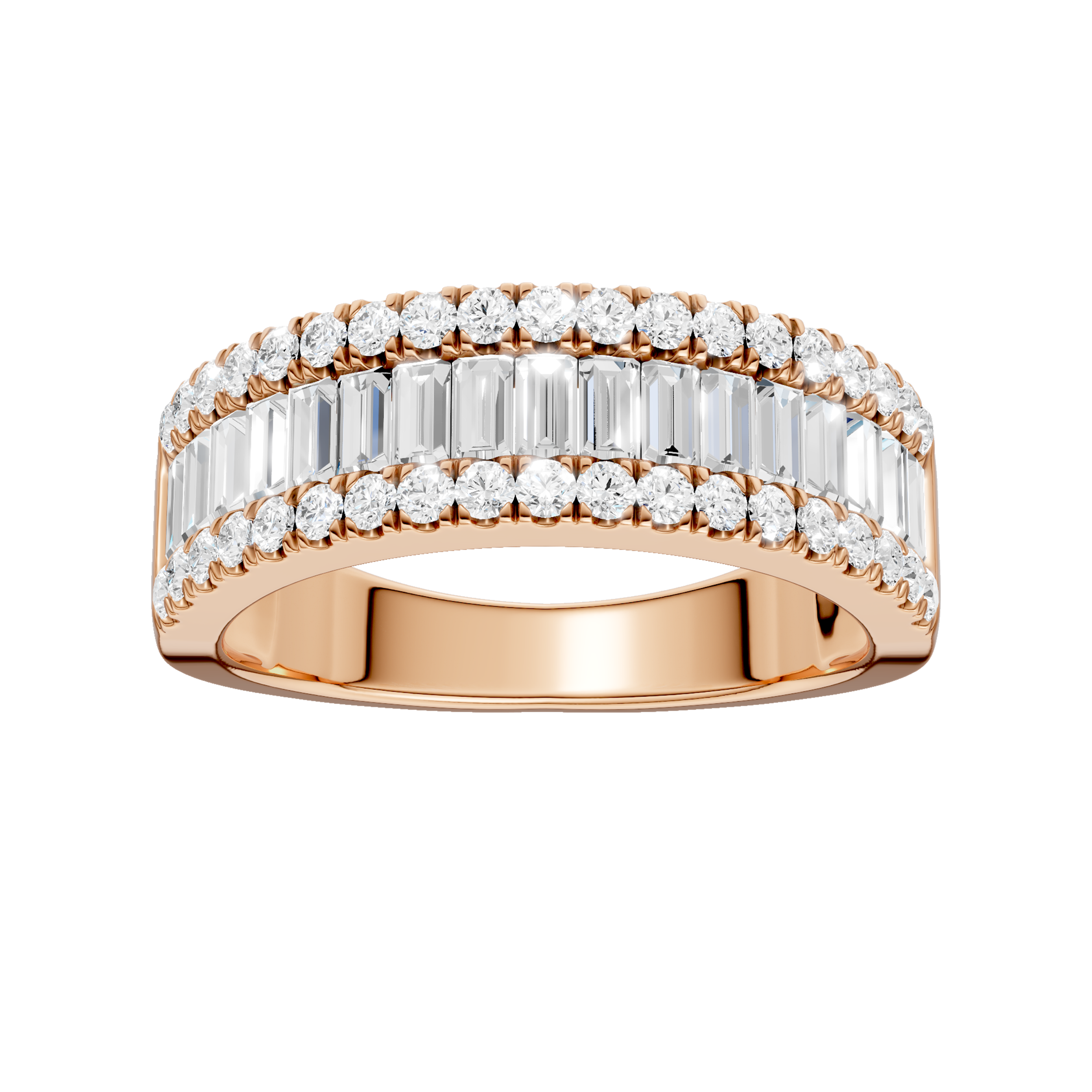 Channel set Diamond Band