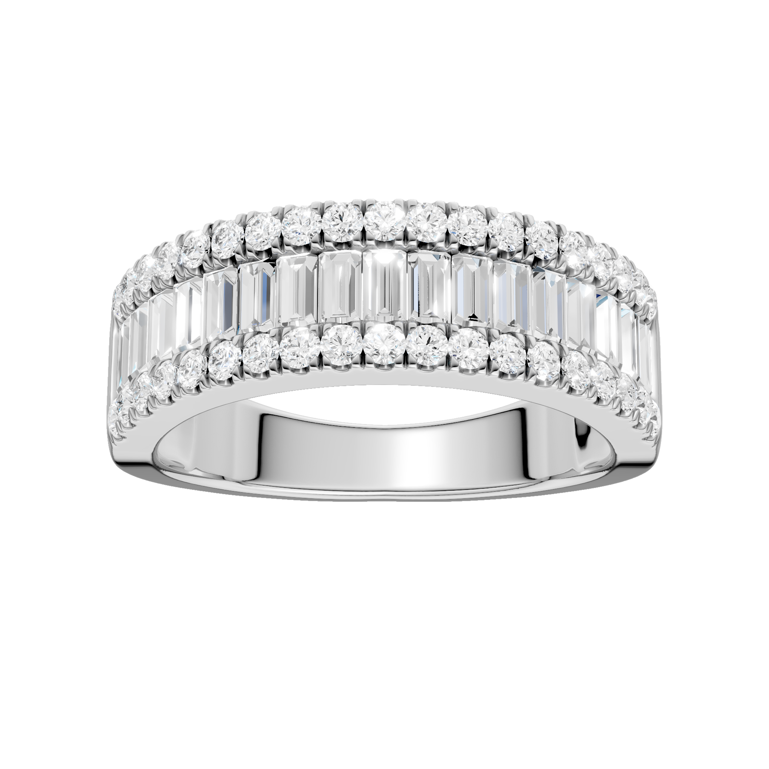 Channel set Diamond Band