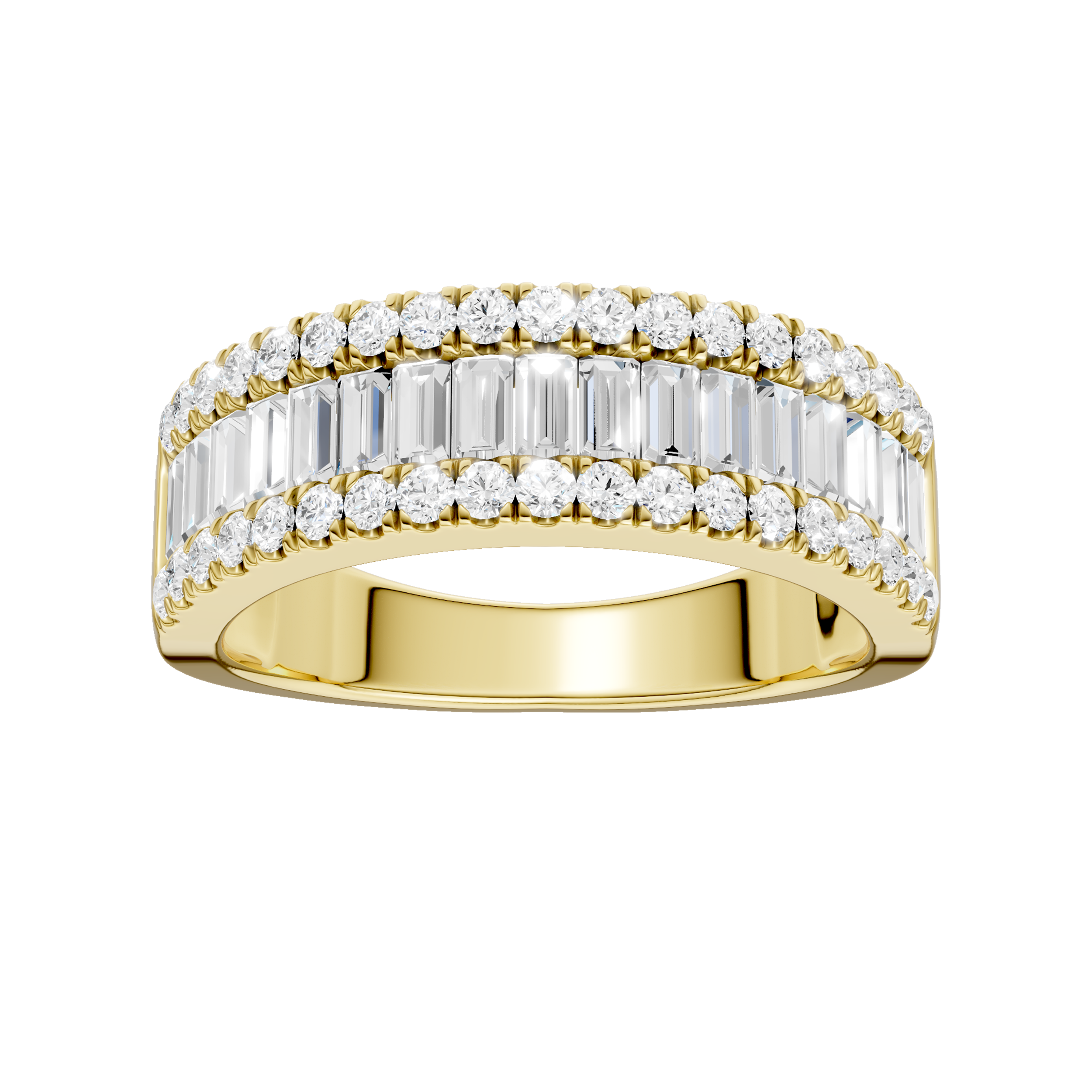 Channel set Diamond Band