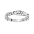 Spiral Pave Diamond Band