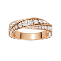 Spiral Pave Diamond Band