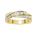 Spiral Pave Diamond Band