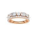 Stackable Ring(Round; Emerald)