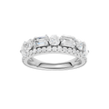 Stackable Ring(Round; Emerald)