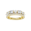Stackable Ring(Round; Emerald)