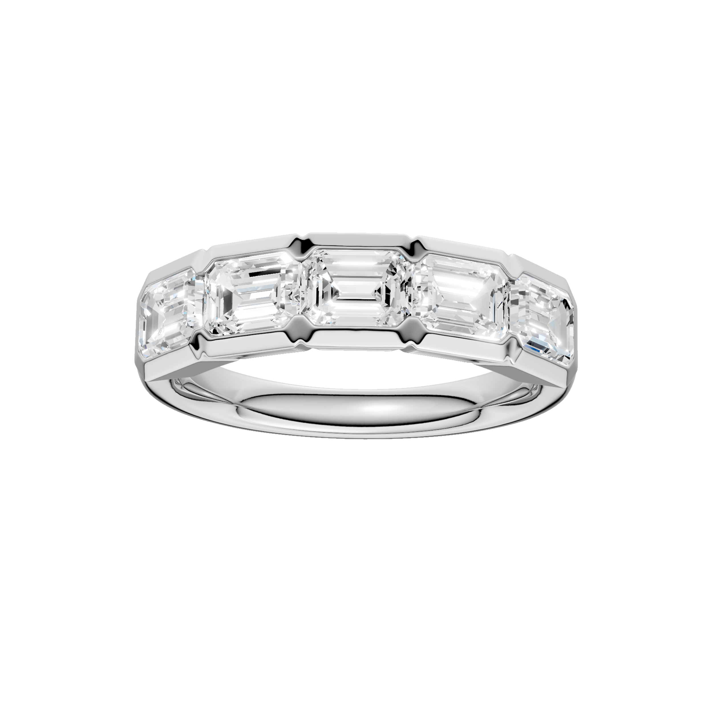 Kaia Liora 14K White Gold Emerald Ring