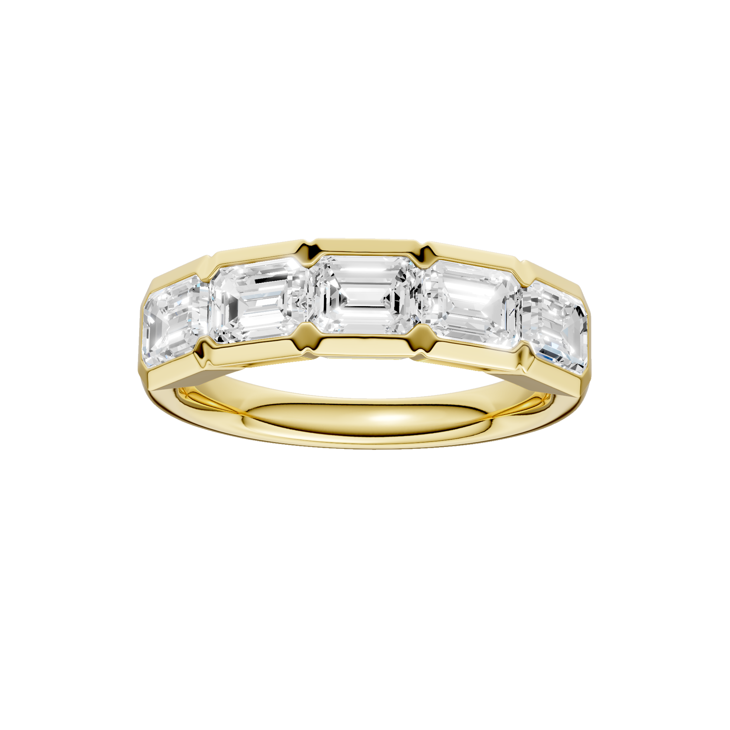 Praia Quincy 14K Yellow Gold Emerald Ring