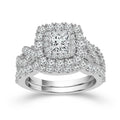 Calypso Antigua Serenity 14k White Gold Wedding Set