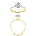 Hidden Halo Engagement Ring (Round)