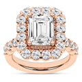 Elegant Halo Ring (Emerald)