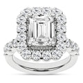 Elegant Halo Ring (Emerald)