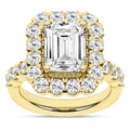 Elegant Halo Ring (Emerald)