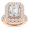 Elegant Halo Ring (Emerald)