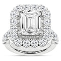Elegant Halo Ring (Emerald)