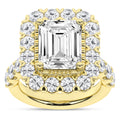 Elegant Halo Ring (Emerald)
