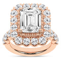 Elegant Halo Ring (Emerald)