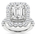 Elegant Halo Ring (Emerald)