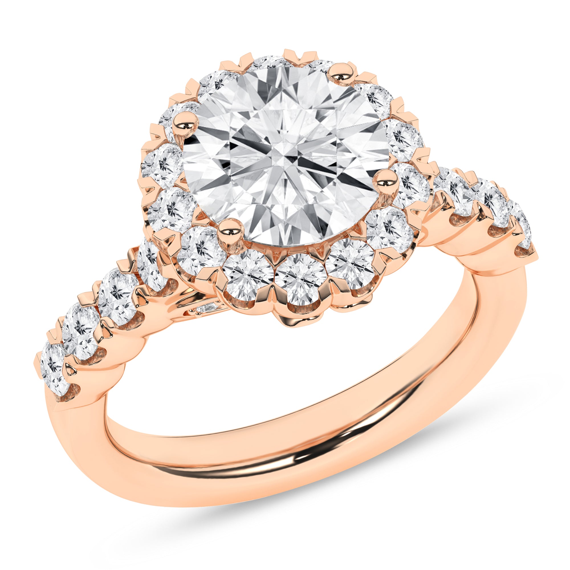 Elegant Halo Ring (Round)