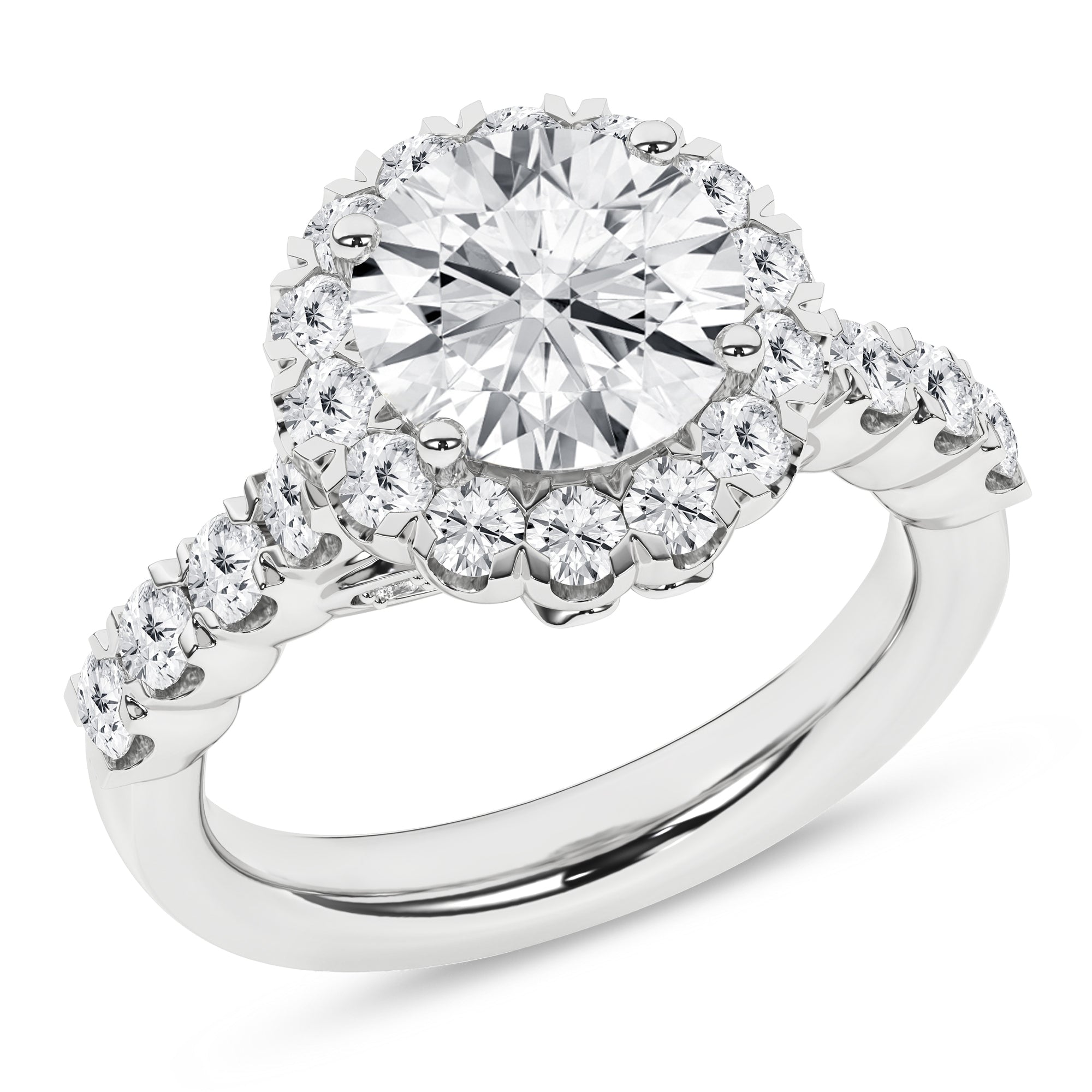 Elegant Halo Ring (Round)