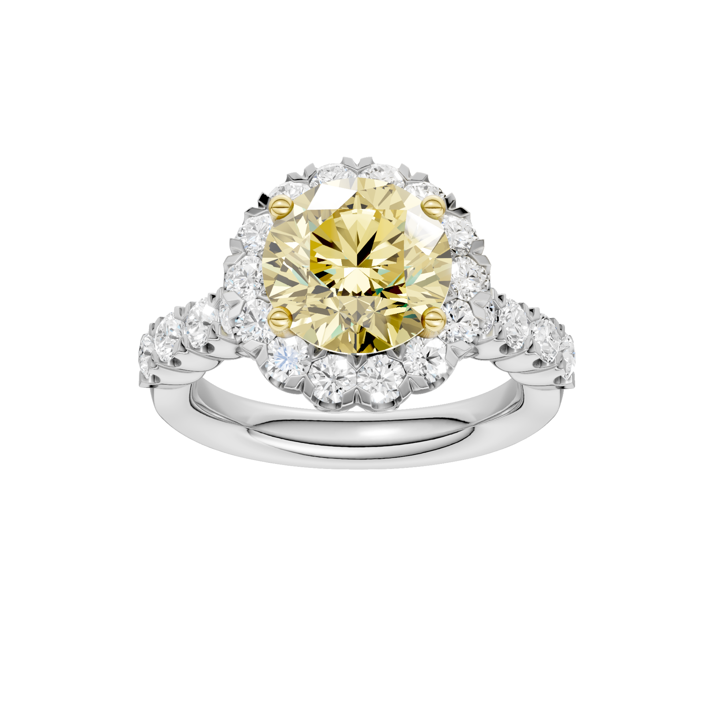 ELEGANT HALO RING (ROUND)