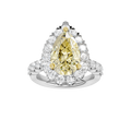 ELEGANT HALO RING (PEAR)
