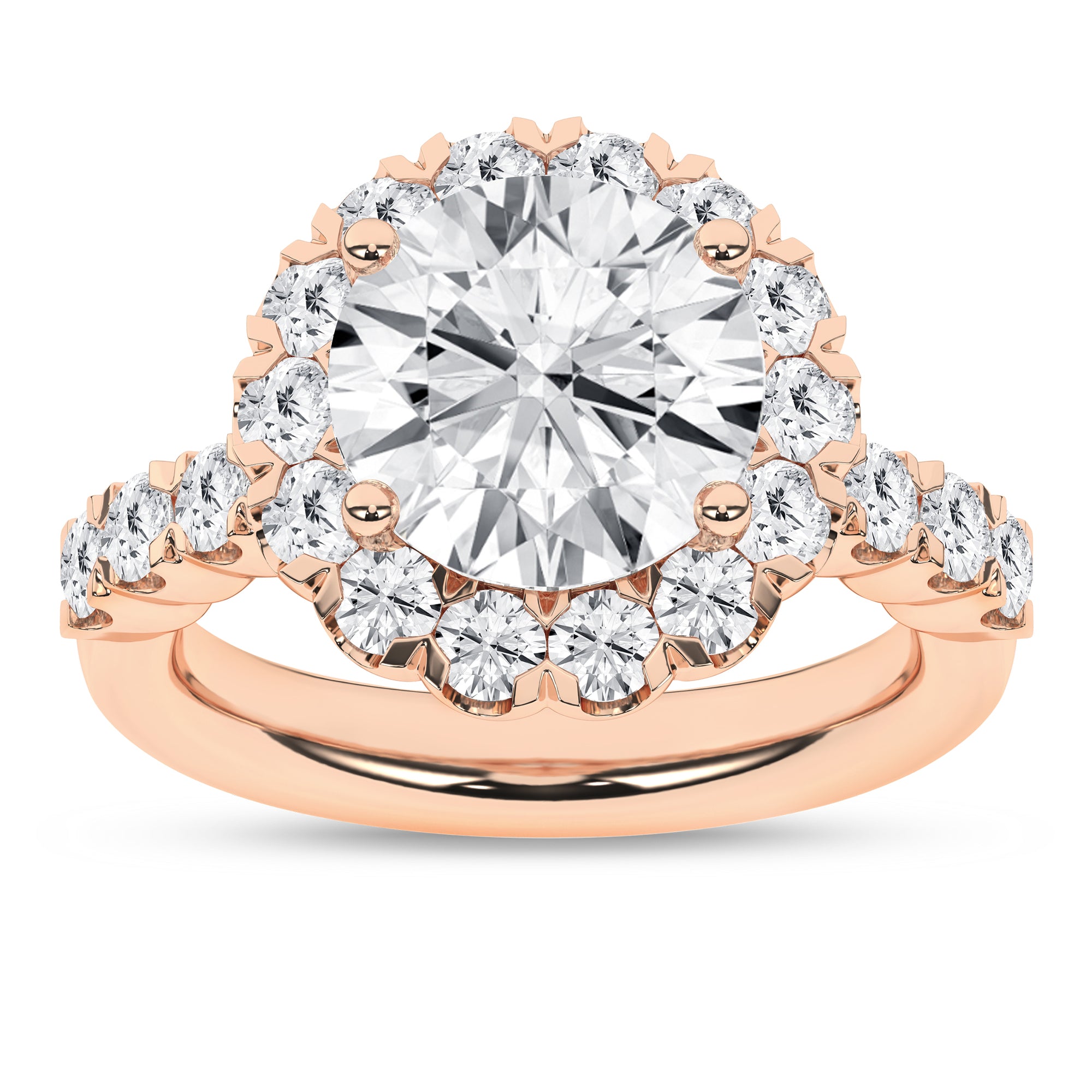 Elegant Halo Ring (Round)