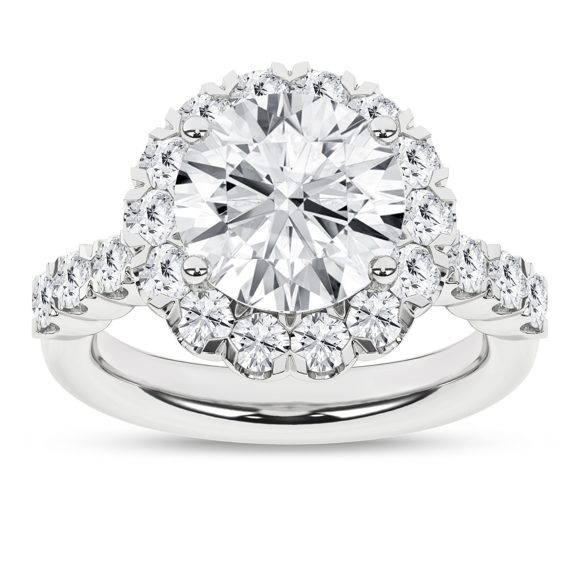 Elegant Halo Ring (Round)