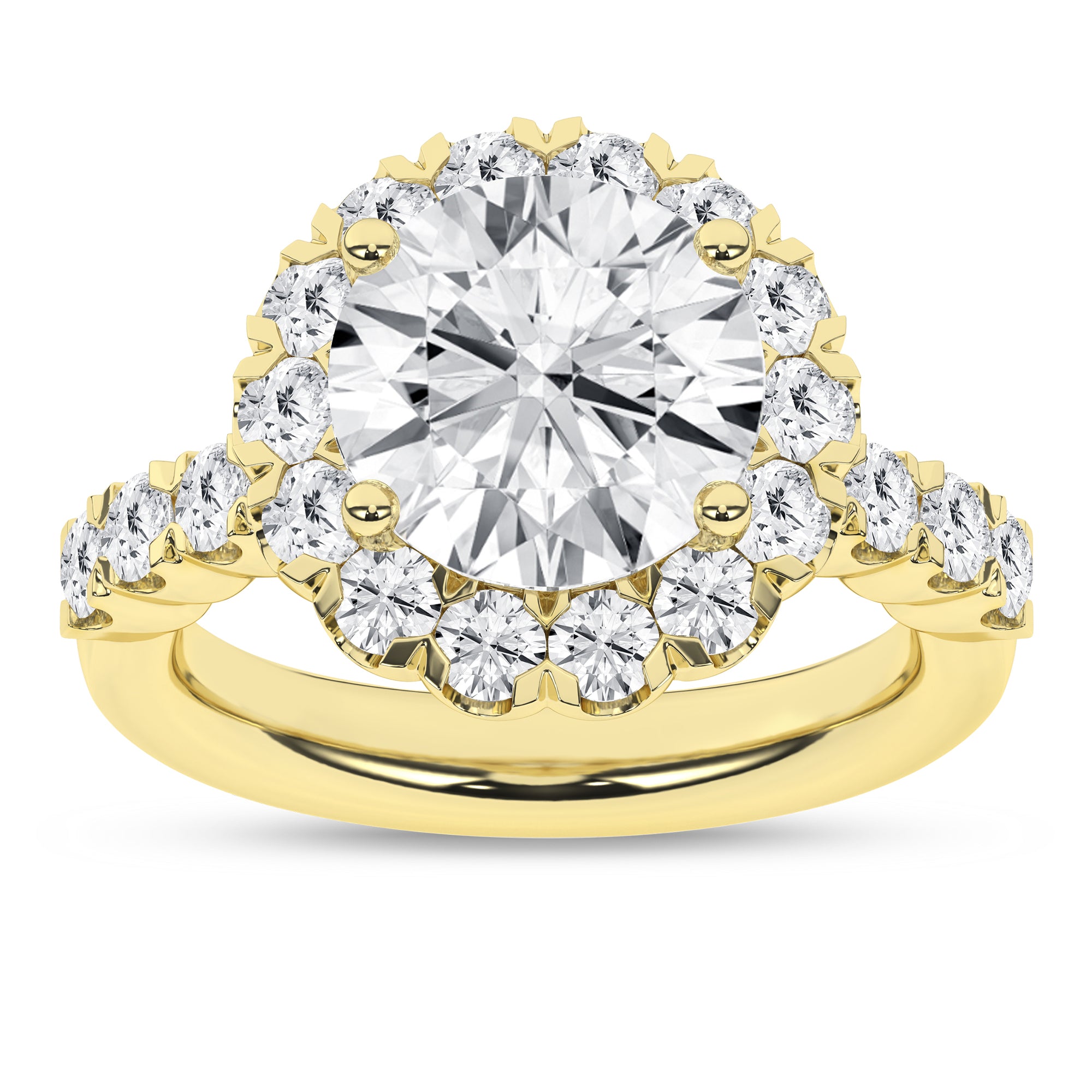 Elegant Halo Ring (Round)