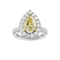 ELEGANT HALO RING (PEAR)