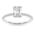 Hidden Halo Engagement Ring (Radiant)