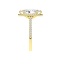 Halo Engagement Ring(Marquise)