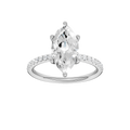 HIDDEN HALO ENGAGEMENT RING (MARQUISE)