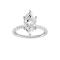 HIDDEN HALO ENGAGEMENT RING (MARQUISE)