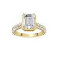 Cassia Delphine 14K Yellow Gold emerald Ring