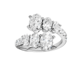 Bypass Diamond Ring (Oval)