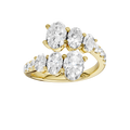 Bypass Diamond Ring (Oval)